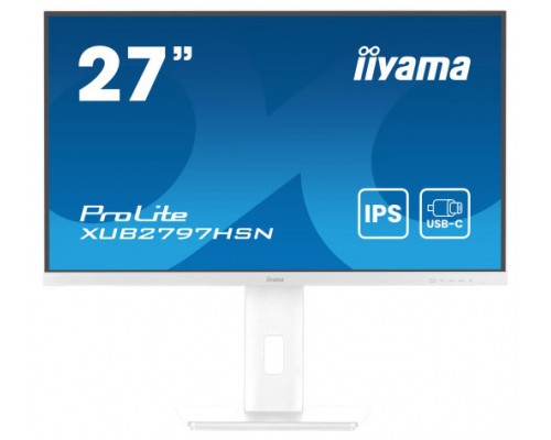 iiyama ProLite XUB2797HSN-W2 pantalla para PC 68,6 cm (27") 1920 x 1080 Pixeles Full HD LED Blanco (Espera 4 dias)